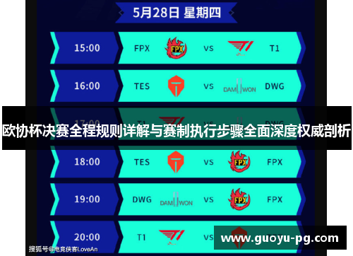 欧协杯决赛全程规则详解与赛制执行步骤全面深度权威剖析